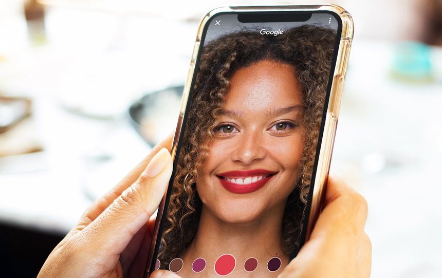 Shopping for a beauty product? Try it on with Google.