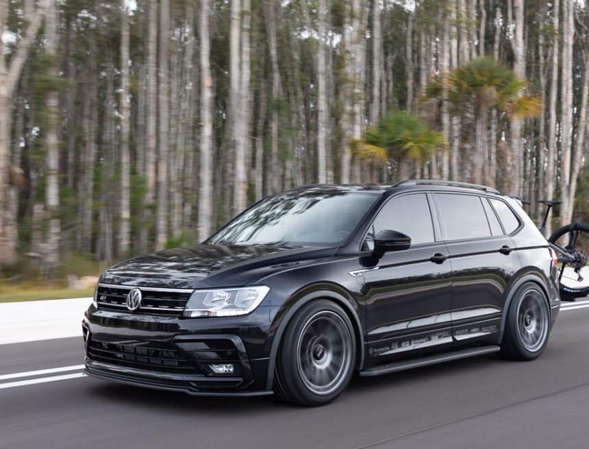The latest Volkswagen 2021 Enthusiast Fleet showstopper: The Tiguan SE R-Line Black RiNo Concept