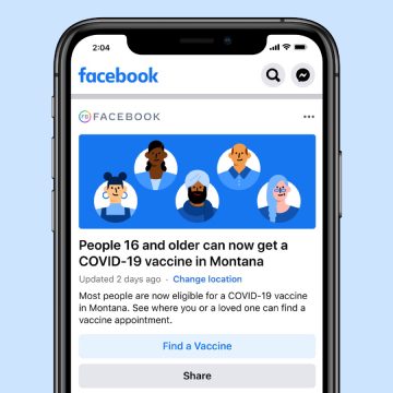 Facebook: Connecting People in the US With State COVID-19 Vaccine Information Facebook: Connecting People in the US With State COVID-19 Vaccine Information