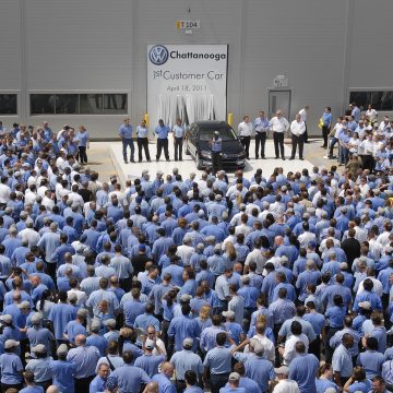 Volkswagen Chattanooga marks the 10th anniversary of first vehicle assembled Volkswagen Chattanooga marks the 10th anniversary of first vehicle assembled