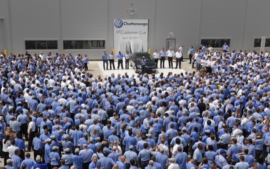 Volkswagen Chattanooga marks the 10th anniversary of first vehicle assembled Volkswagen Chattanooga marks the 10th anniversary of first vehicle assembled