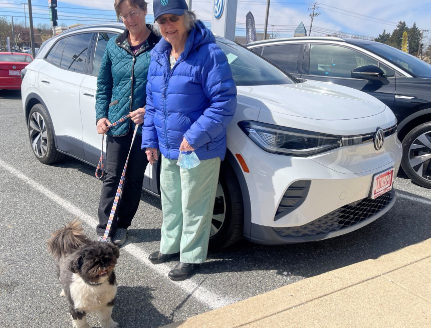 Meet two of the first Volkswagen ID.4 EV owners: a solar-powered grandmother and a baseball superfan