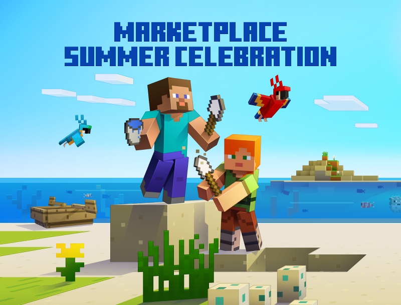 Minecraft Marketplace Summer Celebration sale runs through July 12 Minecraft Marketplace Summer Celebration sale runs through July 12