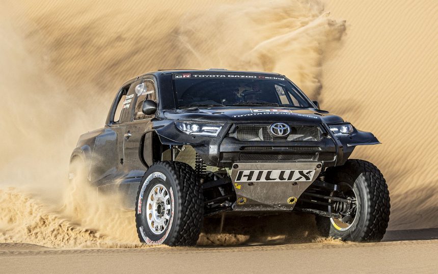 An early look at the new 2022 Dakar Hilux An early look at the new 2022 Dakar Hilux