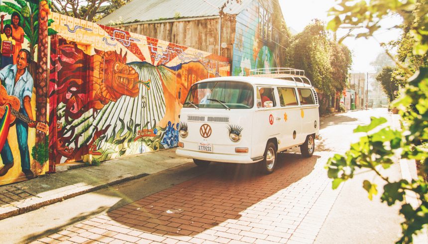 A more joyful way to tour the Bay, in a vintage VW Bus