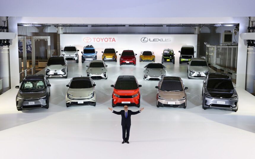 Toyota unveils full global electric vehicle line-up