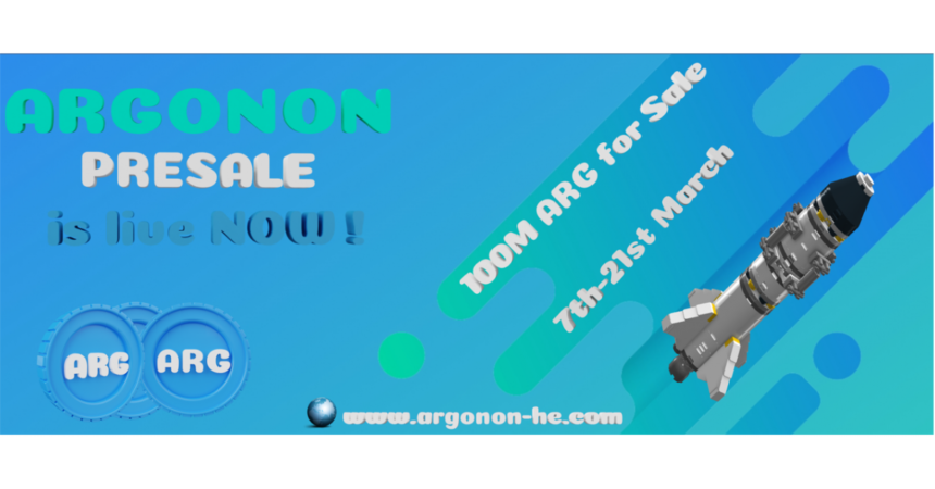 “Argonon Helium token” Presale is live now “Argonon Helium token” Presale is live now
