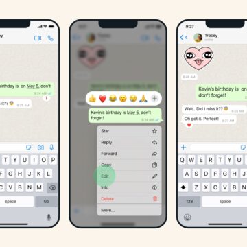 Facebook: Now You Can Edit Your WhatsApp Messages