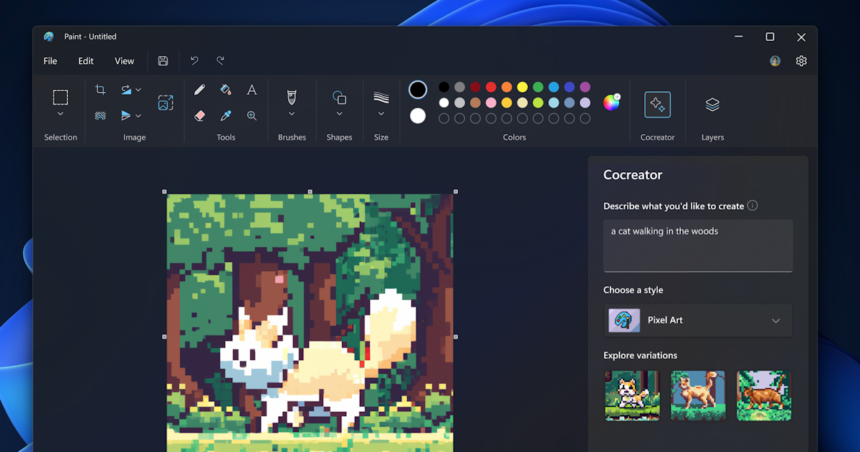Paint app update introducing Paint Cocreator begins rolling out to Windows Insiders Paint app update introducing Paint Cocreator begins rolling out to Windows Insiders