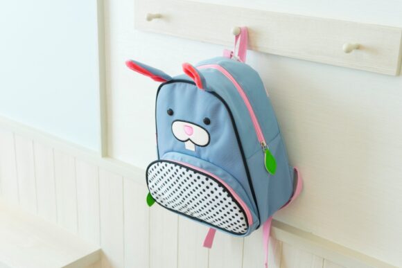 Hooks are the ideal storage solution for school backpacks etc.