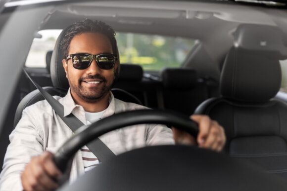Man is happy to be selling a car under finance